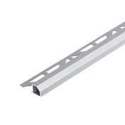 Abschlussprofil DURAPLUS DIAMOND Aluminium eloxiert silber 10mm 300cm