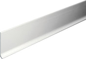 Sockelleiste CONSTRUCT METALL Aluminium eloxiert silber 100mm 250cm