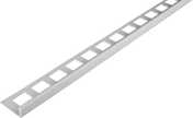 FLIESENEXPERT 24 Cornière CLASSIC PVC gris argenté 10mm 250cm