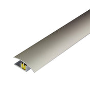 DURAL transition profile CLIPPER TRANSITION aluminum anodized titanium 45456mm 100cm