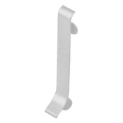 DURAL connector CONSTRUCT METAL aluminium gepoedercoat wit 60mm