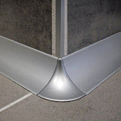 DURAL buitenhoek DURACOVE HK gegoten metaal geanodiseerd zilver 28 mm