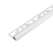 DURAL quarter circle profile DURONDELL aluminium powder coated white 103mm 250cm