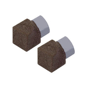 DURAL inside corner DURONDELL aluminium structured coated brown 10mm