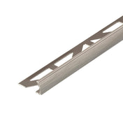 Profilé angulaire DURAL DUROSOL aluminium anodisé brillant brossé titane 10mm 250cm