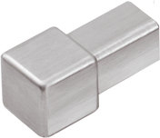 FLIESENEXPERT 24 inside and outside corner LARGO CANTO metal die-cast silver 11mm