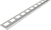 TEGEL EXPERT 24 vierkant profiel LARGO CANTO aluminium geanodiseerd zilver 10mm 250cm