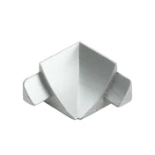 DURAL inside corner T-COVE die-cast metal powder-coated white 12mm