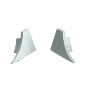 Endkappe rechts T-COVE Metalldruckguss pulverbeschichtet weiß 12mm