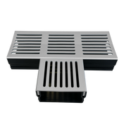 Raccord DURAL U-DRAIN PRO argent anodisé 50mm