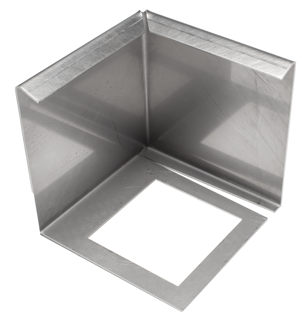 DURAL corner piece DURABAL BW stainless steel (V2A/304) silver natural 95mm 300cm