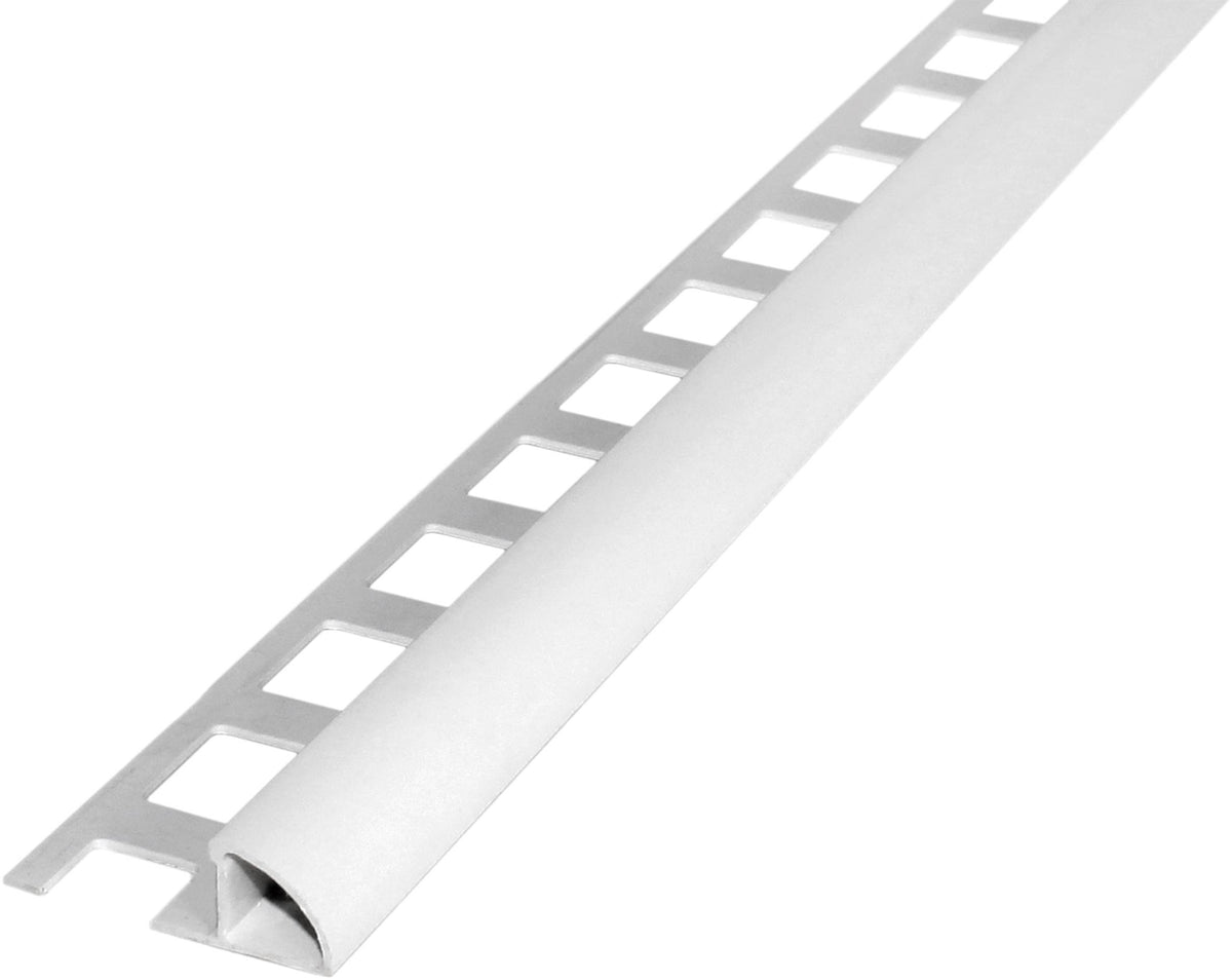 Viertelkreisprofil RONDI ROG PVC weiß 10mm 250cm