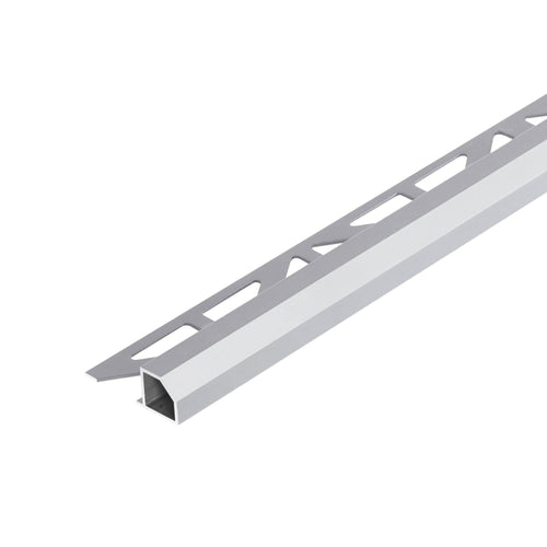 Profilé de finition DURAL DURAPLUS DIAMOND aluminium anodisé argent 11mm 250cm