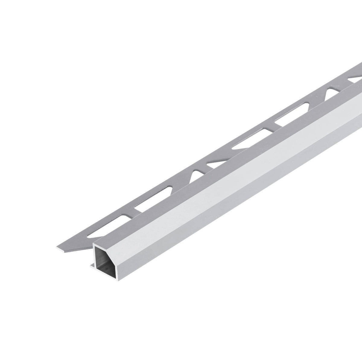 Profilé de finition DURAL DURAPLUS DIAMOND aluminium anodisé argent 9mm 300cm