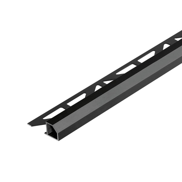 DURAL Profilé de finition DURAPLUS DIAMOND Aluminium thermolaqué noir mat 10mm 250cm
