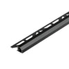 Profilé de finition DURAL DURAPLUS DIAMOND Aluminium thermolaqué noir mat 10mm 300cm