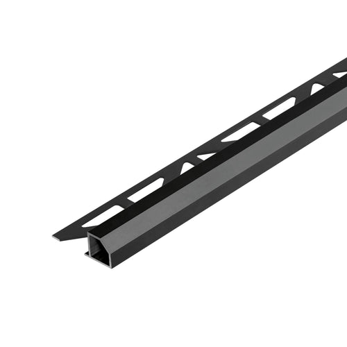 Profilé de finition DURAL DURAPLUS DIAMOND Aluminium thermolaqué noir mat 10mm 300cm