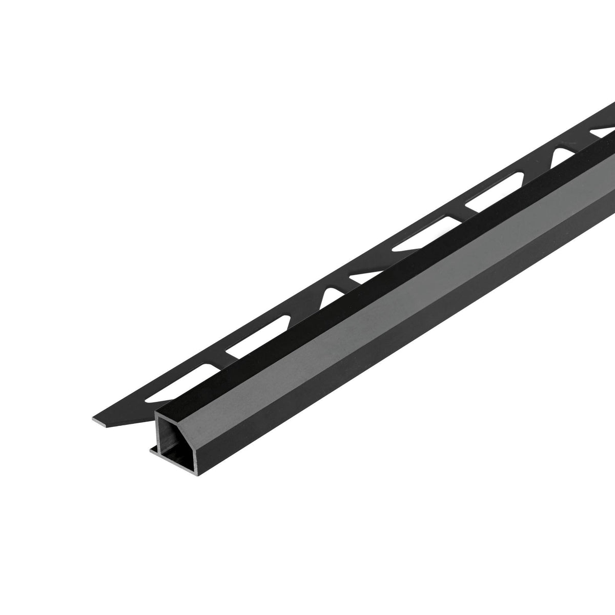 Abschlussprofil DURAPLUS DIAMOND Aluminium pulverbeschichtet schwarz matt 11mm 300cm