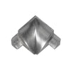 Innenecke T-COVE Metalldruckguss hochglanzeloxiert silber 16mm