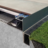Profilé angulaire de balcon DURAL DURABAL BO Aluminium thermolaqué anthracite RAL 7016 120mm 300cm