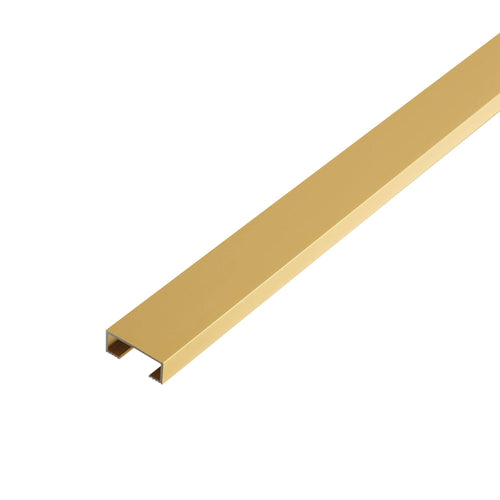 Listelliprofil DURALIS Aluminium eloxiert gold 8mm 250cm