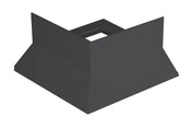 Pièce d'angle DURAL DURABAL BL aluminium thermolaqué anthracite RAL 7016 95mm 125mm