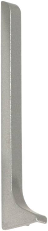 Embout DURAL gauche CONSTRUCT METALLISE métal moulé sous pression brossé 60mm