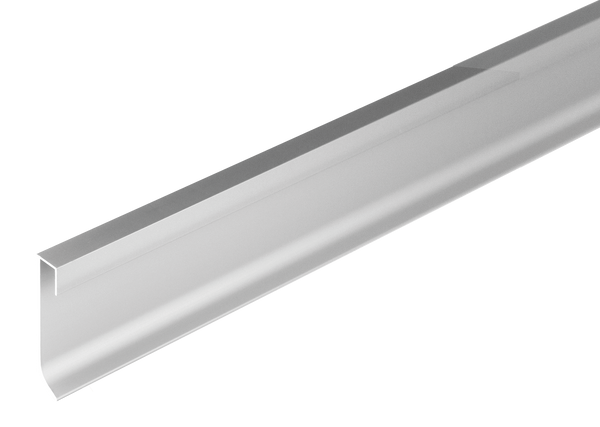 Beleuchtbare Sockelleiste CONSTRUCT LED Aluminium eloxiert silber 60mm 250cm