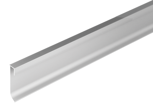 Beleuchtbare Sockelleiste CONSTRUCT LED Aluminium eloxiert silber 60mm 250cm