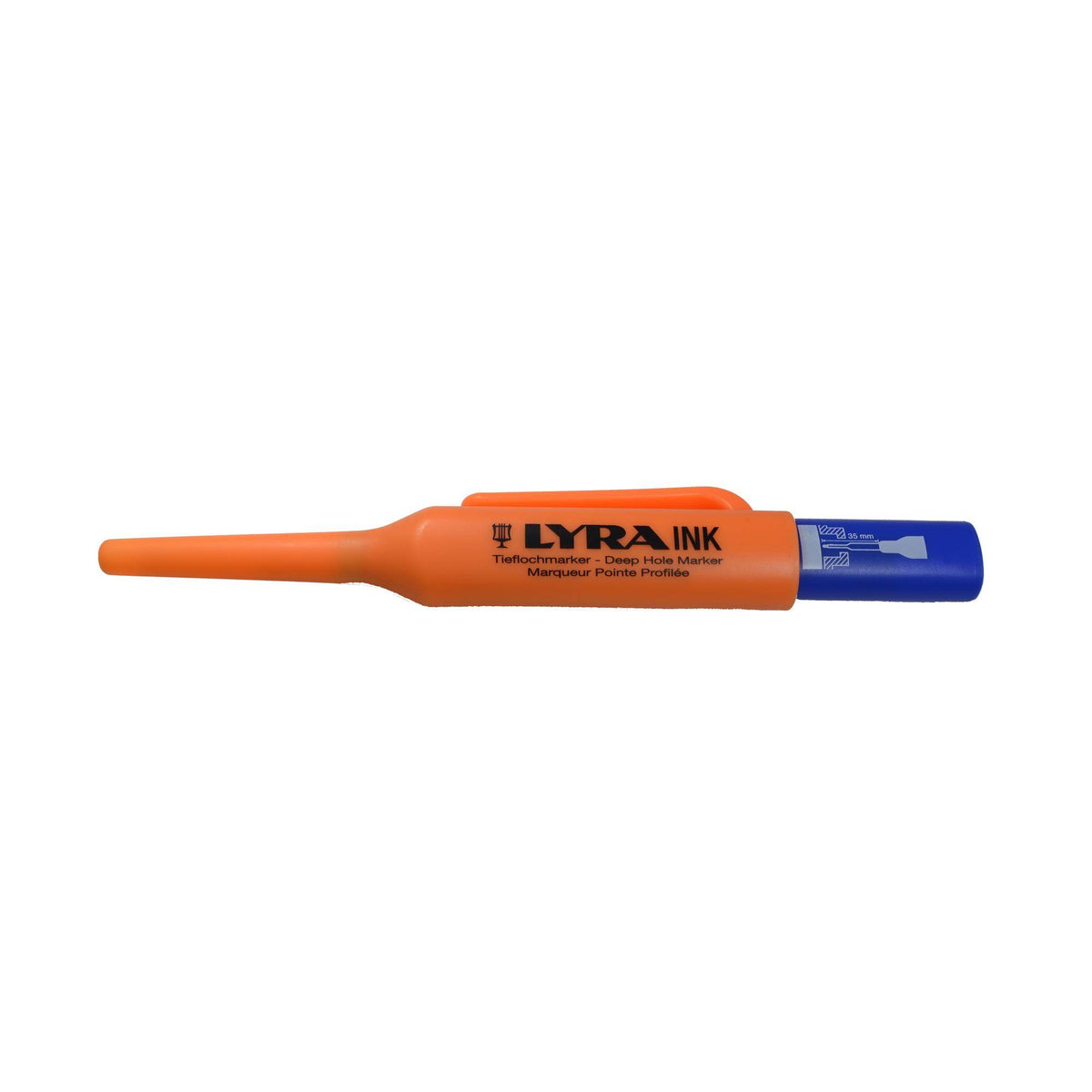 Marqueur pour trous profonds DURAL LYRA INK OUTIL PSN acier 75mm 260mm