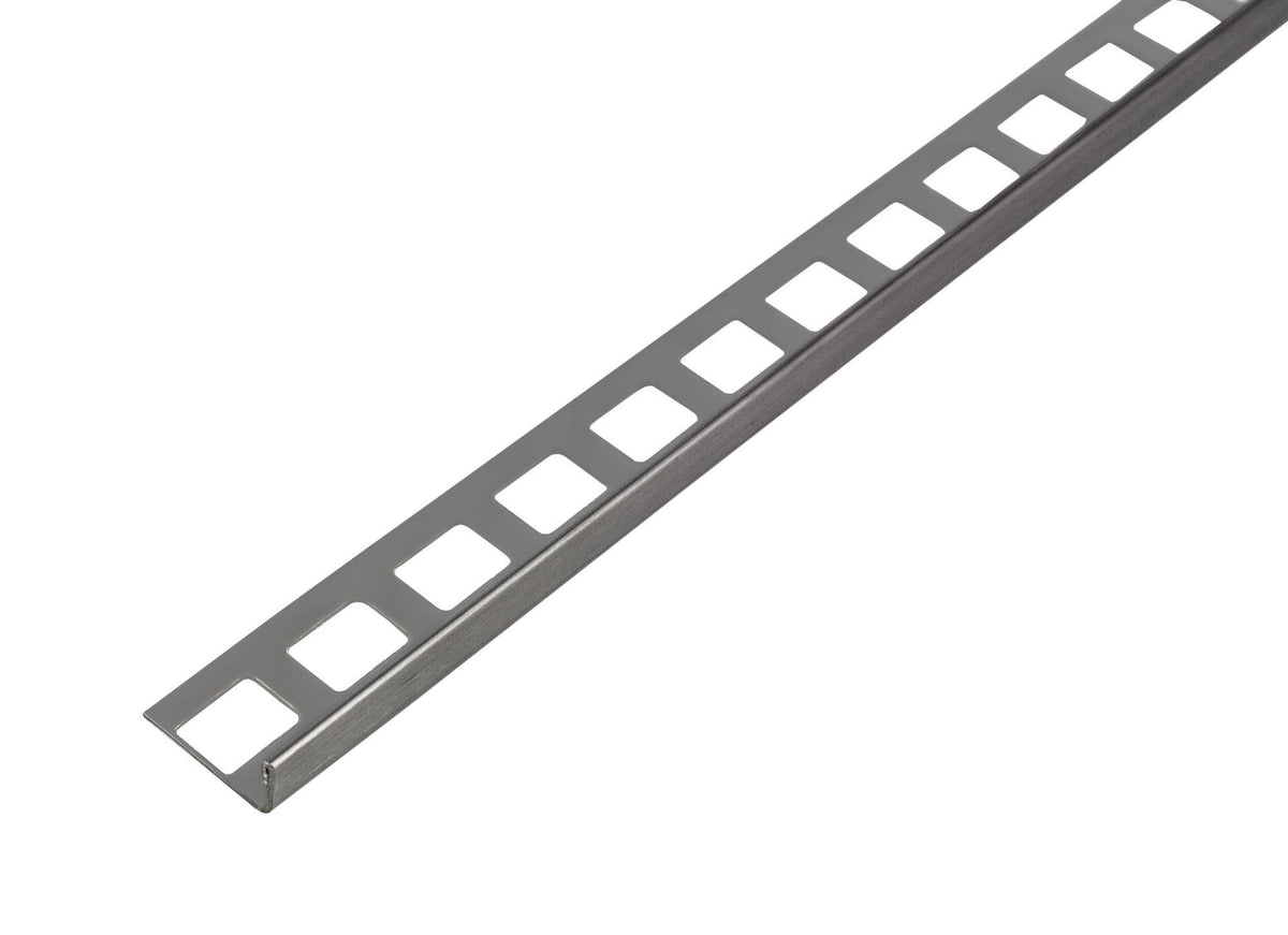 FLIESENEXPERT 24 angle profile CLASSIC stainless steel (V2A/304) brushed 8mm 300cm