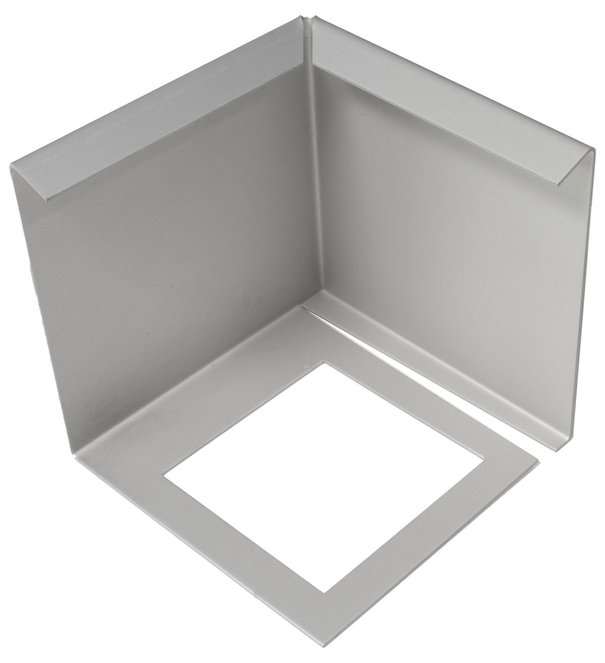 Eckstück DURABAL BW Aluminium eloxiert silber 55mm 80mm