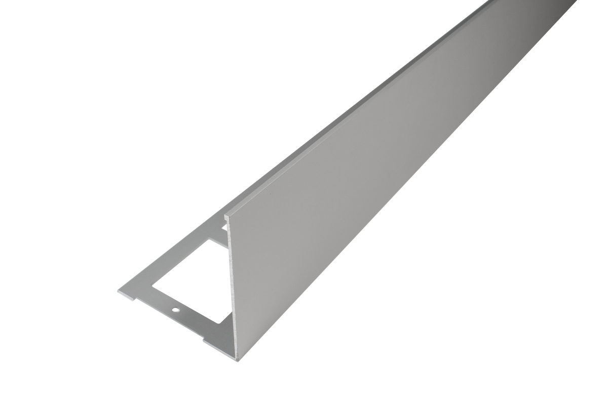 Balkonwinkelprofil DURABAL BW Aluminium eloxiert silber 55mm 300cm
