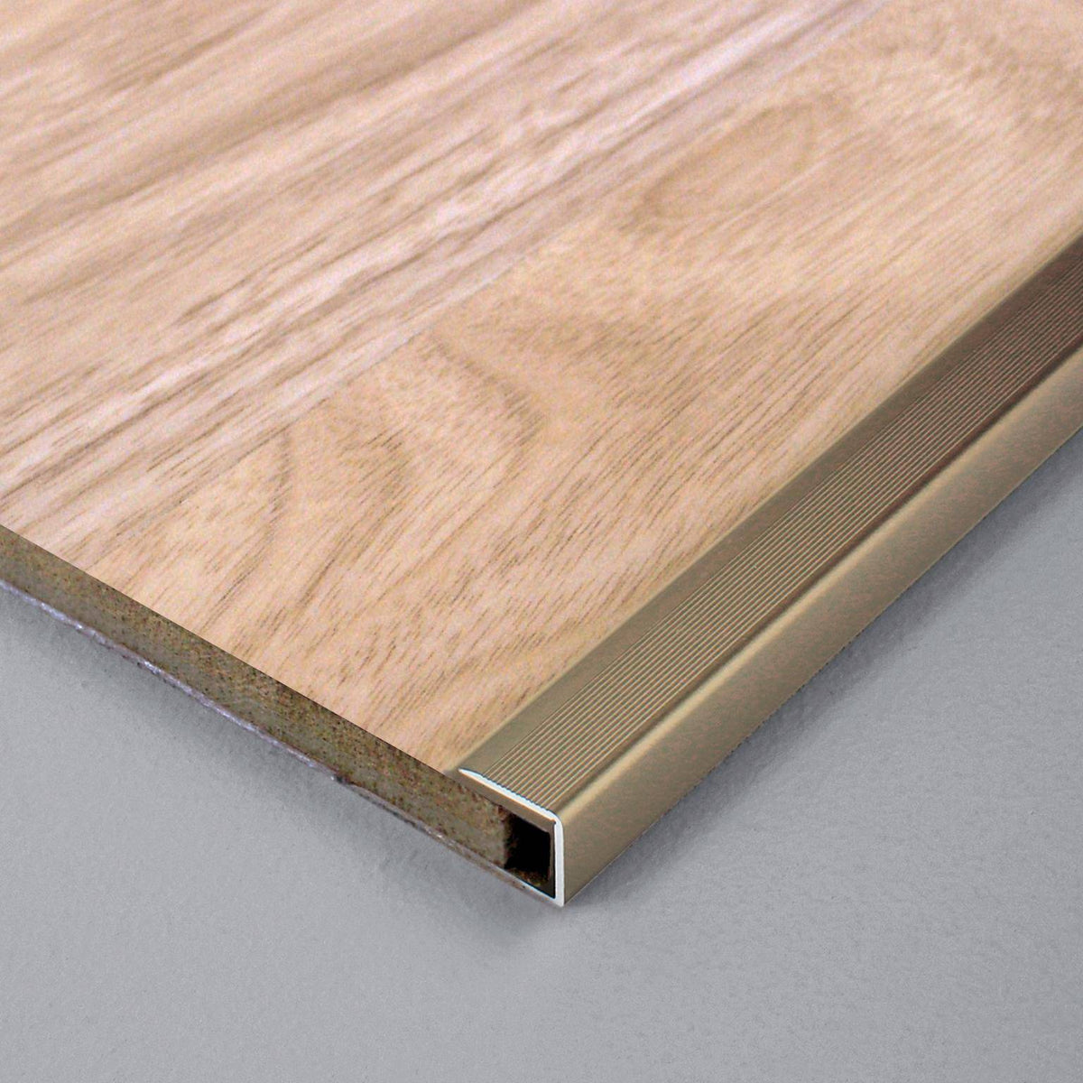Einfassprofil ADAPT Aluminium eloxiert titan 12mm 270cm