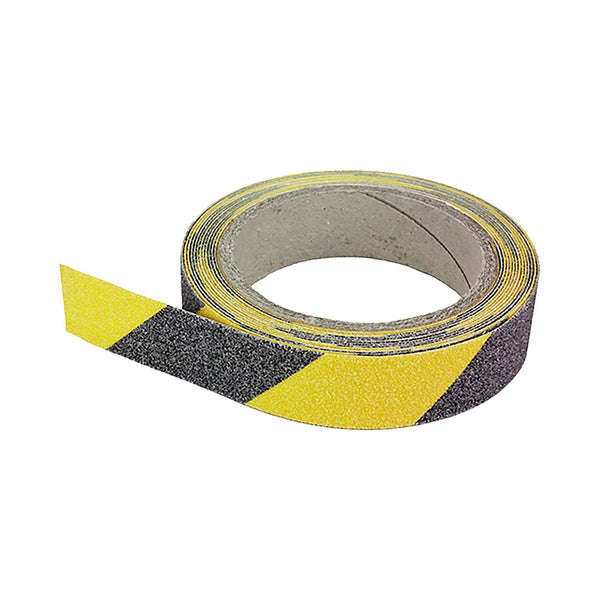 Ruban adhésif DURAL ANTI-SLIP acier noir/jaune 5mc