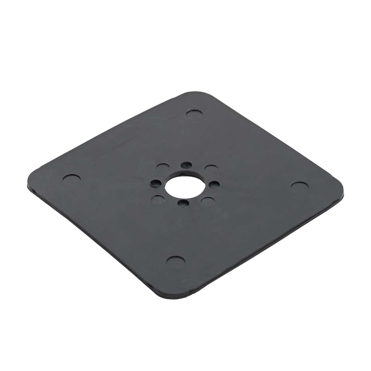 Plattenlager/Ausgleichsplatte VERLEGEZUBEHÖR Kautschuk schwarz 2mm 100mm Karton a 100 Stk.