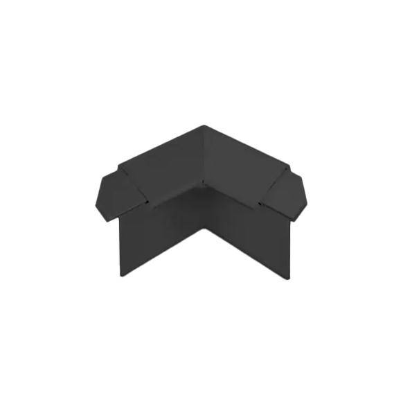 Angle intérieur DURAL DURABAL BK aluminium revêtu par poudre anthracite RAL 7016 9mm 32mm