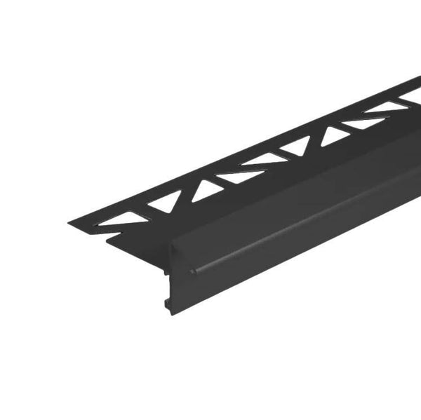 Cornière de balcon DURAL non percée DURABAL BK aluminium thermolaqué anthracite RAL 7016 13mm 300cm