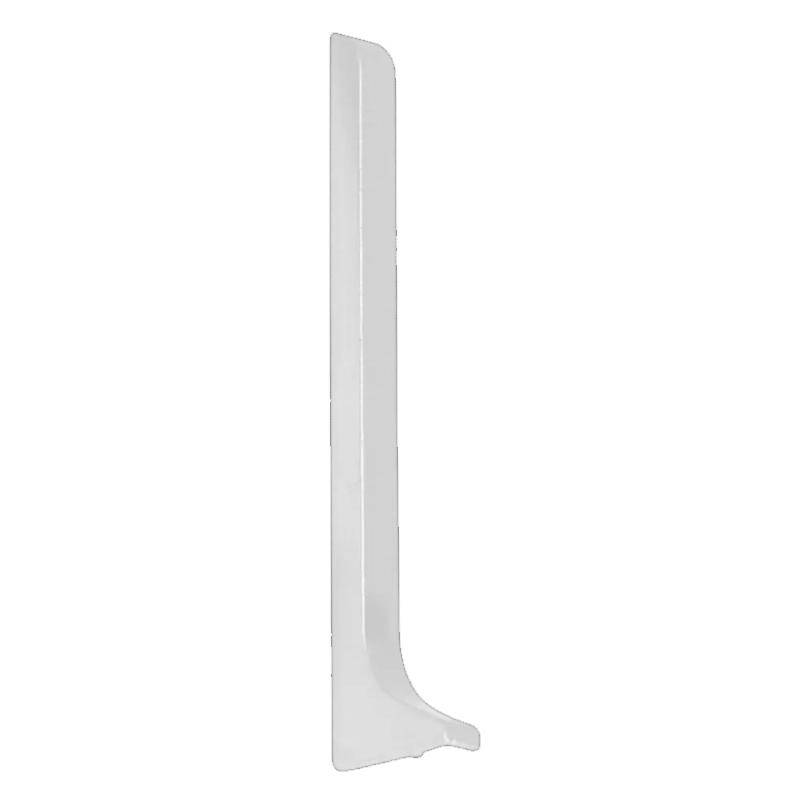 DURAL end cap left CONSTRUCT METALL aluminium powder-coated white 60mm