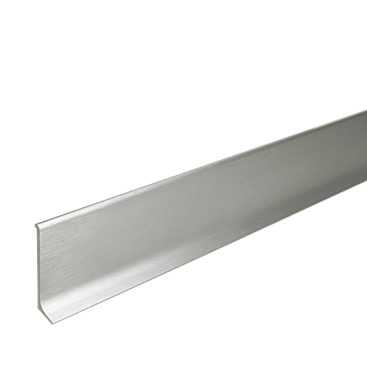 DURAL Plinthe CONSTRUCT METAL aluminium argenté finement poli 80mm 250cm