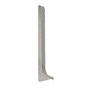 DURAL end cap left CONSTRUCT METAL aluminum silver 40mm