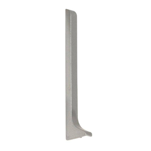 DURAL eindkap links CONSTRUCT METAL aluminium geanodiseerd zilver 60mm