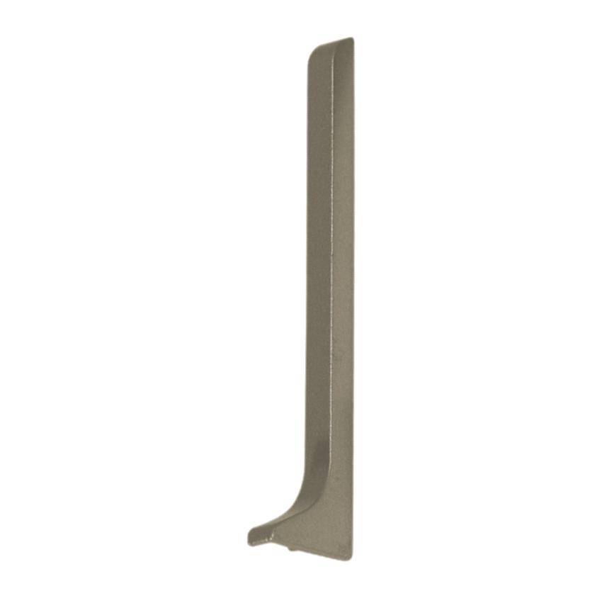 DURAL eindkap rechts CONSTRUCT METAL aluminium titanium 100mm