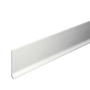 Sockelleiste CONSTRUCT METALL Aluminium eloxiert silber 80mm 250cm