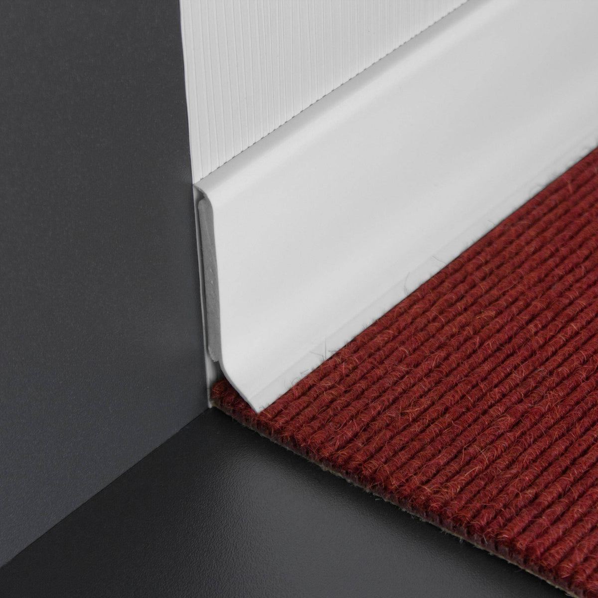 DURAL Plinthe âme CONSTRUCT SOLID CORE aluminium blanc 60mm 255cm