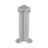Angle intérieur DURAL CONSTRUCT RENO aluminium anodisé argent 80mm