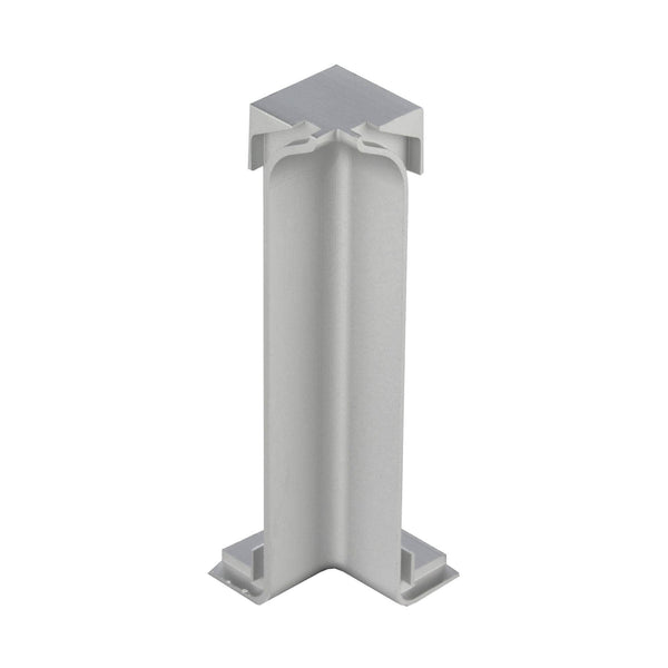 Angle intérieur DURAL CONSTRUCT RENO aluminium anodisé argent 80mm