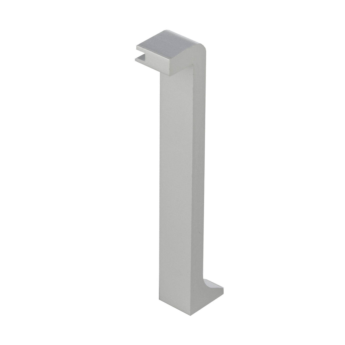 Endkappe links CONSTRUCT RENO Aluminium eloxiert silber 80mm