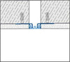 Dehn- und Bewegungsfugenprofil DURAFLEX WD Aluminium 15mm 300cm