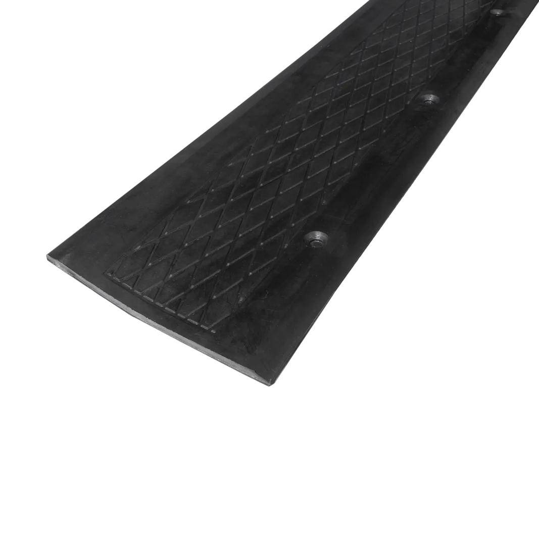 Dehn- und Bewegungsfugenprofil einseitig gebohrt DURAFLEX Z160RF Kautschuk schwarz 8mm 200cm